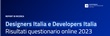 Risultati questionario di Designers Italia e Developers Italia