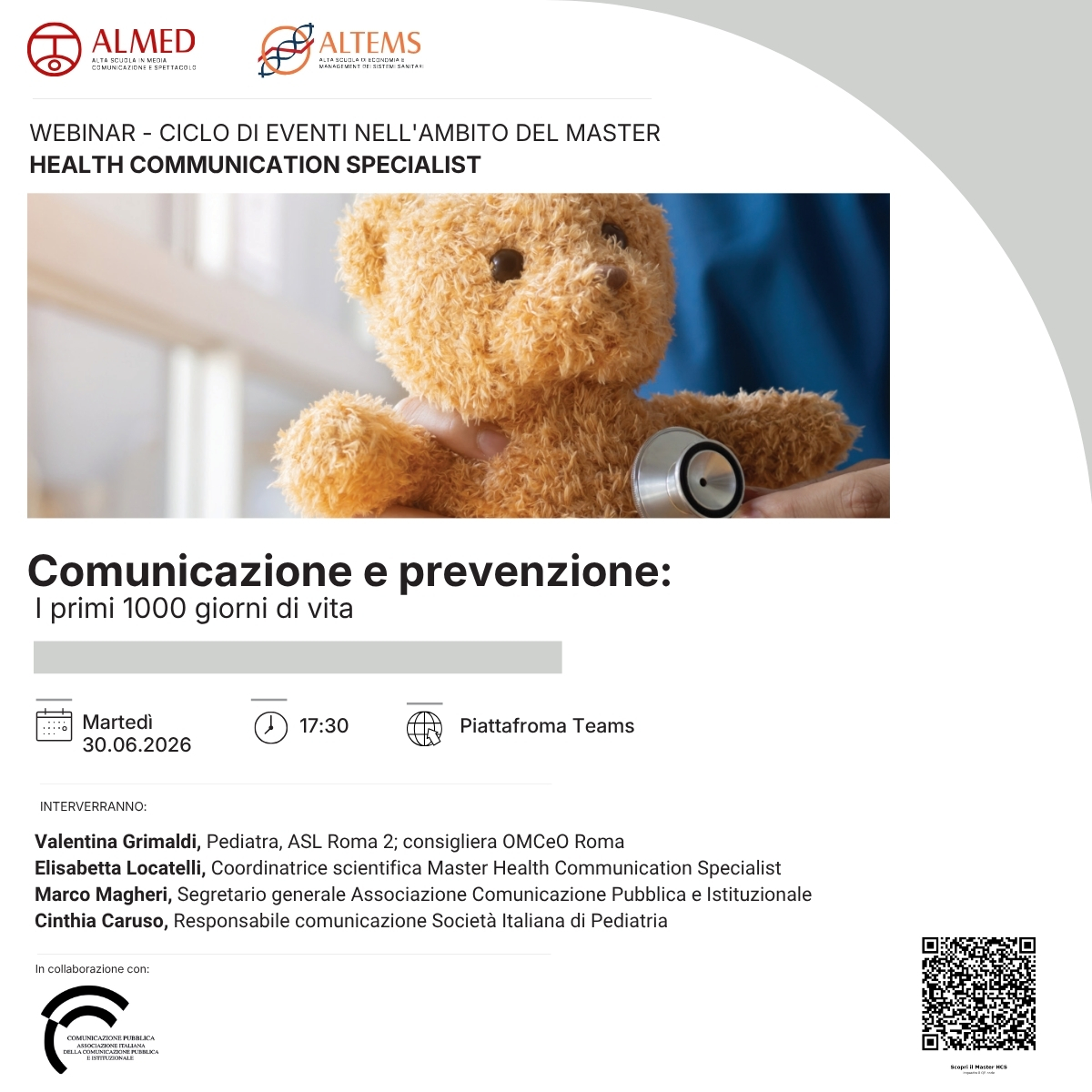 Comunicazione e prevenzione. I primi 1000 giorni di vita